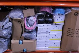 Ten Defway 1000-piece jigsaw puzzles, ten kids helmets (Various sizes), four Jinghao hair