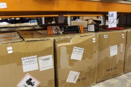 A large quantity of boxed as new BM-8 Sports Headsets, smartphone monopods and LED Flame Lights.