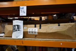 An Aero Pilates Reformer 435 (Box damaged, Item may be incomplete, viewing recommended).