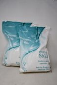 Sixteen 5kg bags of KG Physio Eucalyptus Epsom salts.