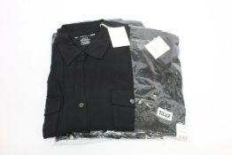 Five as new Majestic Filatures Anya tops black (Sizes; Taille 1, 2 x 2 3, 4).