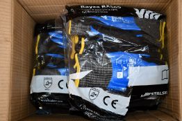 Fifty pairs of Stalsen Rayza RX565 double dipped nitrile cut resistant gloves (size 10/XL).