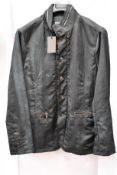 A men's as new John Varvatos jacket in black (Size 50 - RRP £1048).