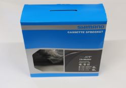 Two boxed as new Shimano XT CS-M8000 HG-X11 cassette sprockets.