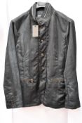 A men's as new John Varvatos jacket in black (Size 56 - RRP £1048).
