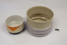 Four as new Milomade large lumpy planters and five as new Milomade midi planters.