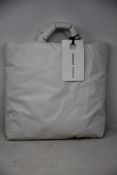 An as new Kassl Editions Pillow Medium Oil bag in white (RRP £270).