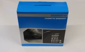 Two boxed as new Shimano XT CS-M8000 HG-X11 cassette sprockets.