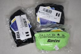 Three as new Santini Guard Nimbus rainproof vests (M - RRP £65 each).