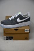 A pair of as new Nike Air Force 1 '07 (UK 8).