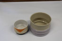 Four as new Milomade large lumpy planters and five as new Milomade midi planters.