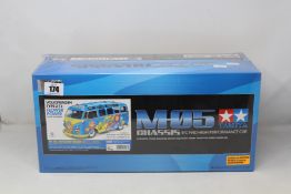 An as new Tamiya R/CVolkswagen Type 2 (T1) - Flower Power Van Kit.