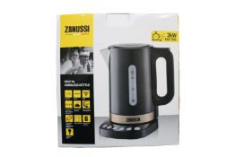 Four new Zanussi fast boil digital cordless 1.7L 3000W black/copper kettle (ZEK - 1290D).