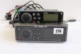 A Fusion MS-AV755 and an MS-RA70N marine stereo, both pre-owned.