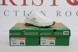 Two pairs of women's as new Skechers Go Golf Skech Air Dos (UK 6, 6.5).