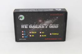 A boxed as new WE Galaxy GBB gas blowback airsoft pistol in Gold/Black.