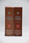 Ten as new Benefit Hello Happy air stick foundations (5 x No 11, 5 x No 12 - all 8.5g).