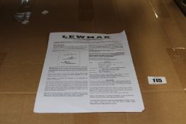 Two Lewmar low/medium profile hatches for use on deck and coach roof of yachts (Size unknown,