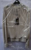 An as new Frank Lyman Champagne pleated top (S - RRP £132).
