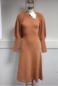 An as new Zimmermann cashmere sweater dress in camel (UK 8 - RRP £1071).