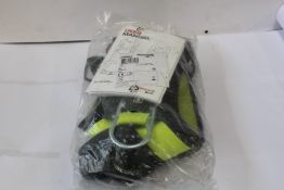 A Honeywell Miller H-Design Duraflex 2 Point Harness with Auto Buckles - Size 3, an H500 Harness and