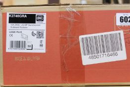 Fifty as new MK Electric Plug Sockets K2746GRA (13A, Type G - British, Indoor Use).
