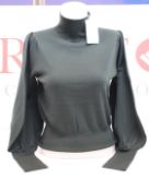 An as new Zimmermann Concert Classic merino jumper in bottle green (UK 12 - RRP £455).