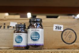 Assorted Viridian supplements to include Extra C 950mg (90 caps'), B-Complex B12 (90 caps') and