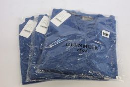 Three women's as new Glenmuir 1891 Maya V-neck golf sweaters (All L - RRP £80 each).