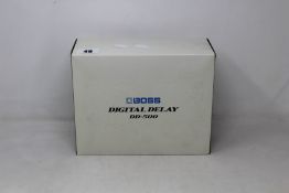 A BOSS DD-500 Digital Delay Twin pedal.