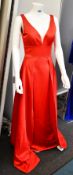 An as new Rosa Cara Cocktail red dress (UK 16).