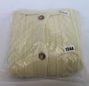 An as new Ted Baker Berriex British wool cable long cardigan (S - RRP £200).