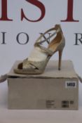 A pair of as new Jimmy Choo Lorina 100 shoes (EU 36).