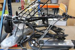 (SOLD FOR SPARES/REPAIRS) A SMLRO S11 fat wheel electric bike with keys and battery (Viewing