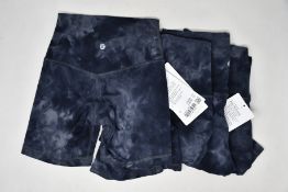 Five pairs of as new LuluLemon Aliggn HR 6