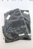 Two pairs of as new Wood Wood Stefan Classic trousers (1 x black, 1 x navy both size 34 - RRP £125