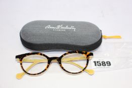 A pair of as new Anne & Valentin glasses frames.