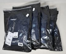 Five men's as new Chapeau Club short sleeve cycling jerseys (2 x L, 3 x XL).