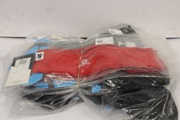 Two as new Salomon Pulse belts (L - RRP £30 each) and two Salomon Active Skin 8 vests (L - RRP £80