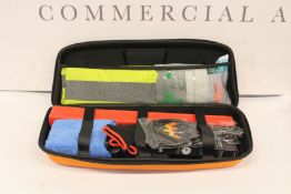Ten LeasePlan complete car safety packs to include first aid kits, emergency hammers and ice