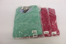 Three as new Fynch-Hatton sweaters (S, L, XL - RRP £75 each).