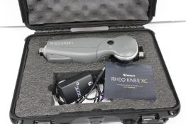 A pre-owned Ossur Rheo Knee 3 prosthetic knee (Item untested, viewing advised).