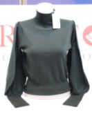 An as new Zimmermann Concert Classic merino jumper in bottle green (UK 6 - RRP £455).