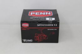 An as new Penn Spinfisher VI fishing reel.
