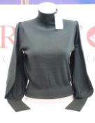 An as new Zimmermann Concert Classic merino jumper in bottle green (UK 8 - RRP £455).