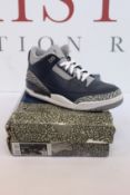 A pair of as new Nike Air Jordan 3 Retro (UK 8).