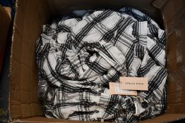 Seven as new Stella Nova Pen day dress in black/cream check (UK 12 x 3, UK 14 x 3, UK 8 x 1 - RRP £