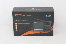 Twenty boxed as new GT Media D1 Portable Digital DAB+ FM Radios.