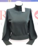 An as new Zimmermann Concert Classic merino jumper in bottle green (UK 8 - RRP £455).