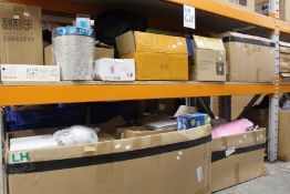 A large quantity of as new miscellaneous items to include WiFi Smart Cameras, Supermaid floor